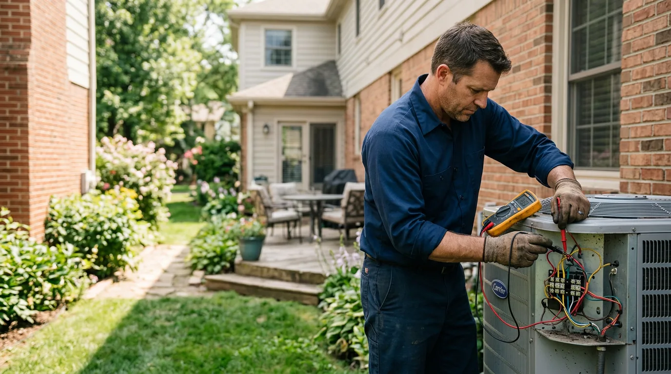 HVAC technician working near Mcdade, TX